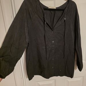 Everlane Black Button Down Shirt